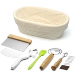 Banneton Bread Proofing Basket, 10 Inch Oval Sourdough Starter Kit For Baking.... Fixed Price $68.91.