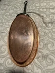 Vtg Matfer Bourgeat Large Oval Copper Frying Pan 36 Made France 1970 S Video!. Fixed Price $209.99.