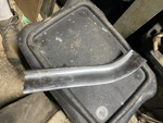 1958 Cadillac Coupe Deville 4-D, Ht, Top Grill Surround Passenger Side Corner. Fixed Price $75.00.