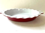Emile Henry Red Oval 01.78 Stoneware Baking Dish/au Gratin - Made France. Fixed Price $20.00.