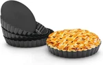 6 Inch Tart Pan, 4PCS Small Pie Pans Removable Bottom Mini Non Stick. Fixed Price $30.54.