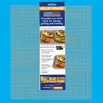 2X Non-stick Grill Mesh Oven Liners Cooking Barbecue Baking Sheet 400MM 330MM. Fixed Price $12.82.