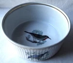 Louis Lourioux "LOL4" Porcelain Souffle Casserole Bowl 6-7/8"- Made France. Fixed Price $34.99.