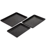 Thyme & Table Nonstick Sheet Pan 3-PIECE Set Black. Fixed Price $29.98.
