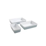 3 Piece Oven Table Stoneware Bakeware Baking Dish & Casserole Set Dusty Blue. Fixed Price $54.95.
