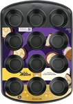 Wilton Gold Premium Non-stick 10.5 X 15 In. 12-CUP Pan, Silver. Fixed Price $30.45.