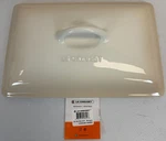 Creuset Rectangular 3.8L Meringue Casserole Dish Lid Only -free S/h. Fixed Price $44.98.