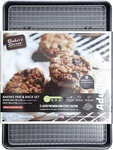 Baker's Secret - Nonstick Cookie Sheet With Rack 17" Jelly Roll Baking Tray. Fixed Price $20.99.