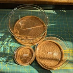 Bodum Hot Pot Glass Bowls & Cork Coasters Set Of 3 Nesting Dishes Serveware. Fixed Price $39.99.