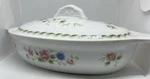 Andrea By Sadek Spring Night Oven Table Oval Casserole Serving Dish Lid #7821. Fixed Price $19.96.
