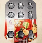 Wilton Cookie Shapes Pan Christmas Snowflakes Mittens Snowman Non-stick. Fixed Price $22.99.