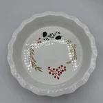 Threshold Pie Dish Baking Plate 10.5"X2" Fall Harvest Thanksgiving Acorn Wheat. Fixed Price $11.99.