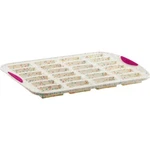 Trudeau Structure White Confetti Reinforced Silicone 24 Cup Mini Loaf / Bar Pan. Fixed Price $28.95.