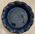 Vancasso Casserole Pie Pan Dish Plate Baking Blue 10 Ribbed Stoneware Ceramic. Fixed Price $24.97.