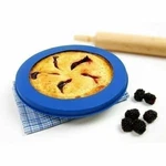 Norpro Reusable Silicone Pie Crust Shield Fits Up To 10" Prevents Burning Spills. Fixed Price $14.99.