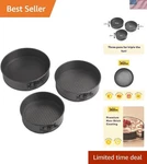 Wilton Gold Non-stick Springform Pan Set 8, 9, 10 Inch Effortless Cleanup. Fixed Price $97.86.