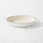 Le Creuset Oval Gratin Baker, Cast Iron-williams Sonoma 34424. Fixed Price $100.99.