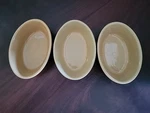 Vintage Mason Cash Oval Deli / Pie Baking Dish Baker Made England Set Of 3. Fixed Price $30.00.