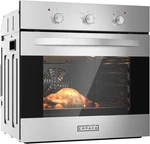 24" Electric Wall Oven With 6 Functions & Convection, Stainless Steel Finish. Fixed Price $736.99.