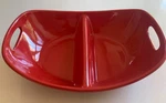 Rachael Ray Serverware Divided Serving Bowl Oven Safe Dish Bakeware 14". Fixed Price $20.00.