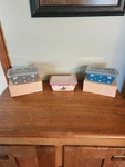 Temptations Holiday Mini Loaf Set 12 Oz Capacity With Lids 3. Fixed Price $21.99.