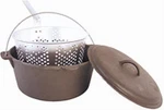 Bayou Classic 7460-1 8.5 Qt Dutch Oven Cast Iron Pot Lid W/ Aluminum Basket. Fixed Price $153.26.