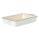 Crock-pot Artisan 13" Enameled Cast Iron Lasagna Pan Matte Linen White, Dur.... Fixed Price $72.66.