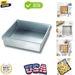 Bakeware Nonstick Square Cake Pan, 9 Inch, Aluminized Steel. Fixed Price $31.99.