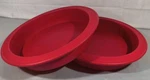 Kitchenaid (2) Silicone Cake Pan 9 Inch Round Red Baking Bakeware. Fixed Price $14.98.