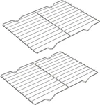 Adorila 2 Pack Cooling For Baking, 8.3" X 11.4" Stainless Steel Grill Rack,. Fixed Price $19.98.