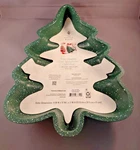 Pioneer Woman Tree Shaped Cake Pan 12"X9" Nonstick Cast Aluminum Green & White. Fixed Price $22.48.