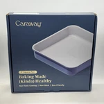 Caraway 9"X Inch Square Pan Non-toxic Non-stick Eco Friendly Slate Blue. Fixed Price $29.99.