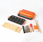 Enameled Cast Lron Baguette Bread Baker 3IN1 Baking Set With Full Tray. Fixed Price $79.99.