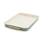 Greenpan Bakeware 13" X 9" Quarter Sheet Pan, Ceramic Nonstick Baking Pfas. Fixed Price $66.09.