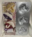 Wilton 1995 Mini Umbrellas Cake 2105-3256 Cavity Pan Indonesia With Insert. Fixed Price $11.21.