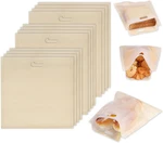 Vgoodall 12 Pack Reusable Toaster Bags, 3 Sizes Non Stick Heat Resistant Sandwic. Fixed Price $12.17.