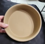 Pampered Chef Stoneware X 1.5 In Deep Dish Round Baker Family Heritage K088. Fixed Price $19.95.