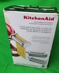 Kitchenaid Stand Mixer Attachment 3-PIECE Pasta Roller Cutter Set Open Box. Fixed Price $99.90.