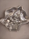 Vintage Wilton Blues Clues 14" Cake Pan Mold Viacom 1999 Vtg 2105-3060. Fixed Price $27.99.