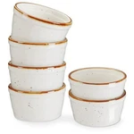 4 Oz, Oven Safe Creme Brulee Set Of 6 For Baking, Speckled Cera. Fixed Price $24.71.