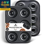 Donut Pan For Baking, Upgraded Deepened Doughnut Tray, 2 Pack 6 Cavity Mini Bage. Fixed Price $22.99.