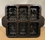 Nordic Ware Harvest Autumn Mini Loaf Pan 5-CUP Pumpkin Turkey Acorn Leaves. Fixed Price $21.99.