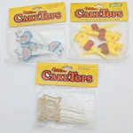 Lot Of Vtg Wilton Tops (unopened): Big Bird, #1 & Baby Cupcake Toppers Nos. Fixed Price $10.00.