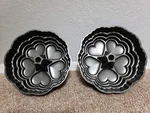 Wilton Dimensions Queen Of Hearts Bundt Cake Pan Non Stick Cast Aluminum 10 Cup. Fixed Price $55.00.