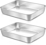 Lianyu Baking Pan Set Of 2, 12 X 9 Inch Cake Lasagna Brownies Casseroles. Fixed Price $26.31.