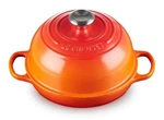 Le Creuset Signature Cast Iron 1.75 Quart Bread Oven, Flame Orange. Fixed Price $249.95.