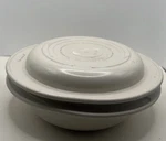 Vintage Tupperware Ultra 21 Individual Casserole Set 1748 1749 Oven Safe Cream. Fixed Price $29.99.