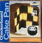Kitchen Collection Checkerboard Cake Pan 4 Piece Set. Fixed Price $8.00.