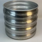 Aluminum Nesting Cake Pans Set Of 4 9 Ribbed Layer Baking Silver Kitchen. Fixed Price $27.99.