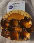 Wilton 6 Piece Autumn Crust Cutter Set, 2308-0893. Fixed Price $10.25.